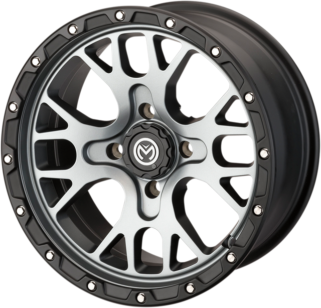 MOOSE OFFROAD Wheel - 545X - Front/Rear - Gray - 14x7 - 4/156 - 5+2 545147156SGBL54