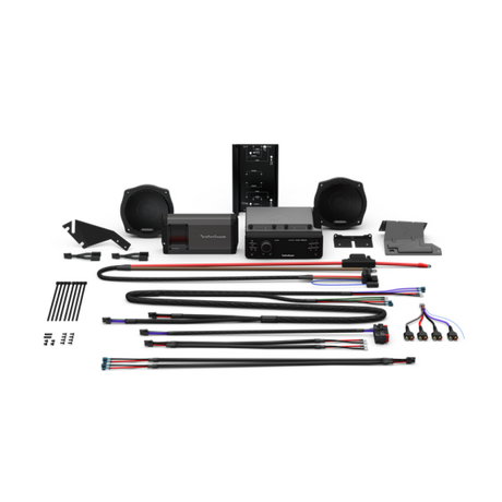 Rockford Fosgate PMX Stage 2 Audio Kit for Harley-Davidson Street Glide 1998-2013 - Model HD9813SG-PMX-STG2