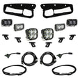 Baja Designs S2 SAE Sportsmen Fog Light Kit for 2021-2022 Ford Bronco with Steel Bumper | Clear Lens and Upfitter Compatibility