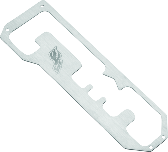 DragonFire Racing Stainless Steel Shifter Plate for Honda Talon 2019-2021 - Part Number 522635