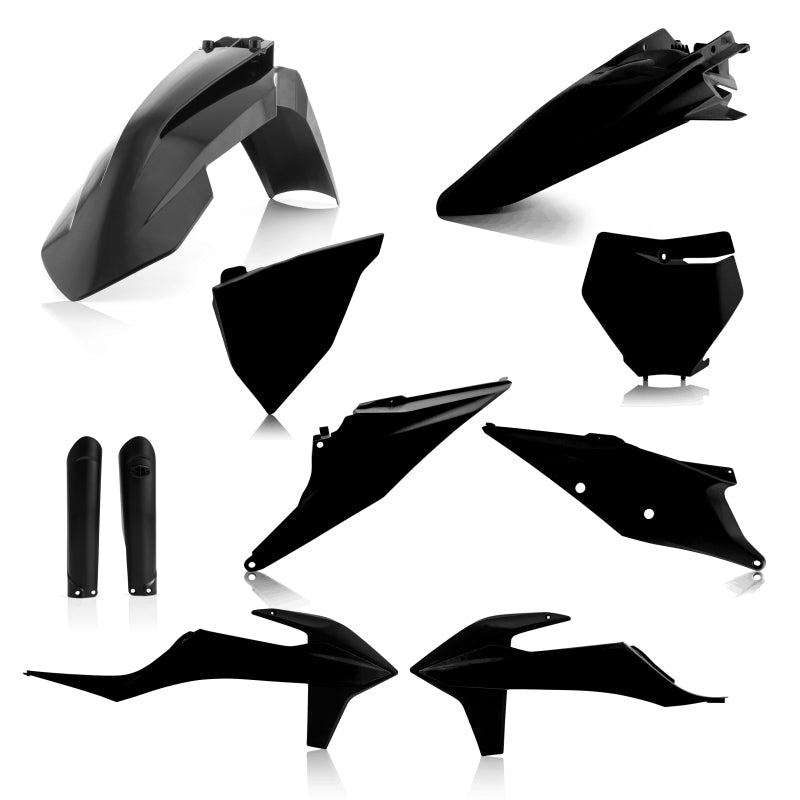 Acerbis Full Plastic Kit for KTM 125-450 SX/SX-F/XC-F/XC/ XC-tpi (2019-2022) – Black