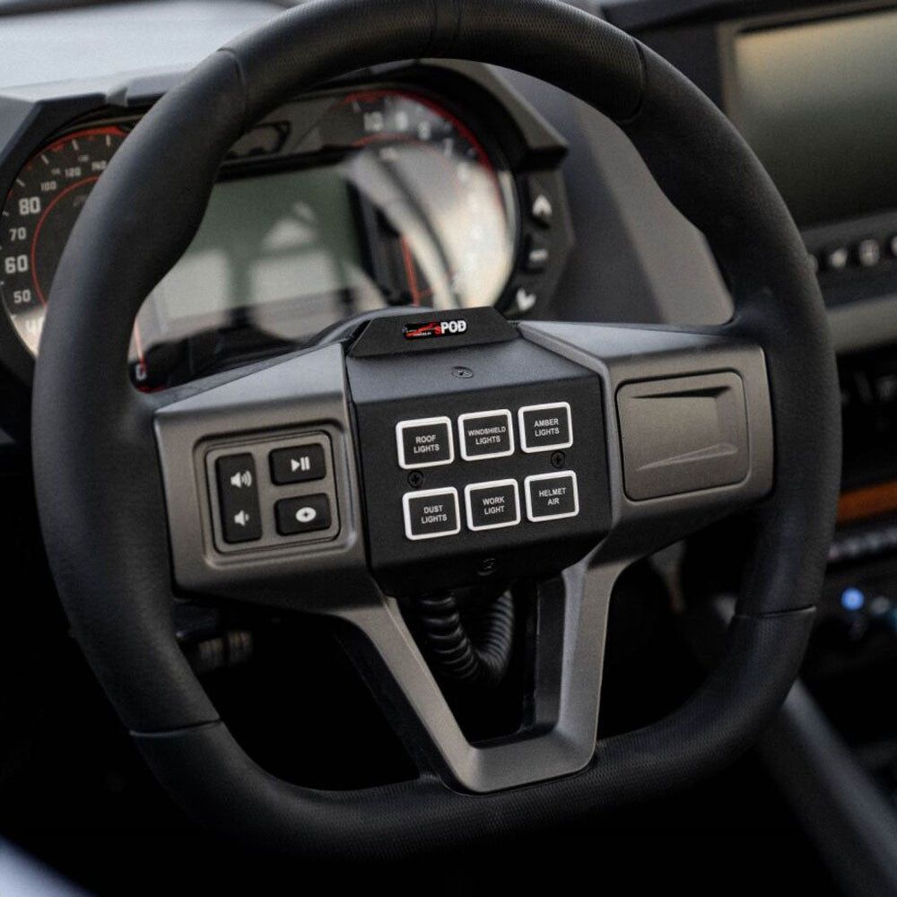 Polaris RZR Pro / Turbo R Mini6 Steering Wheel Mount Kit | Baja Designs