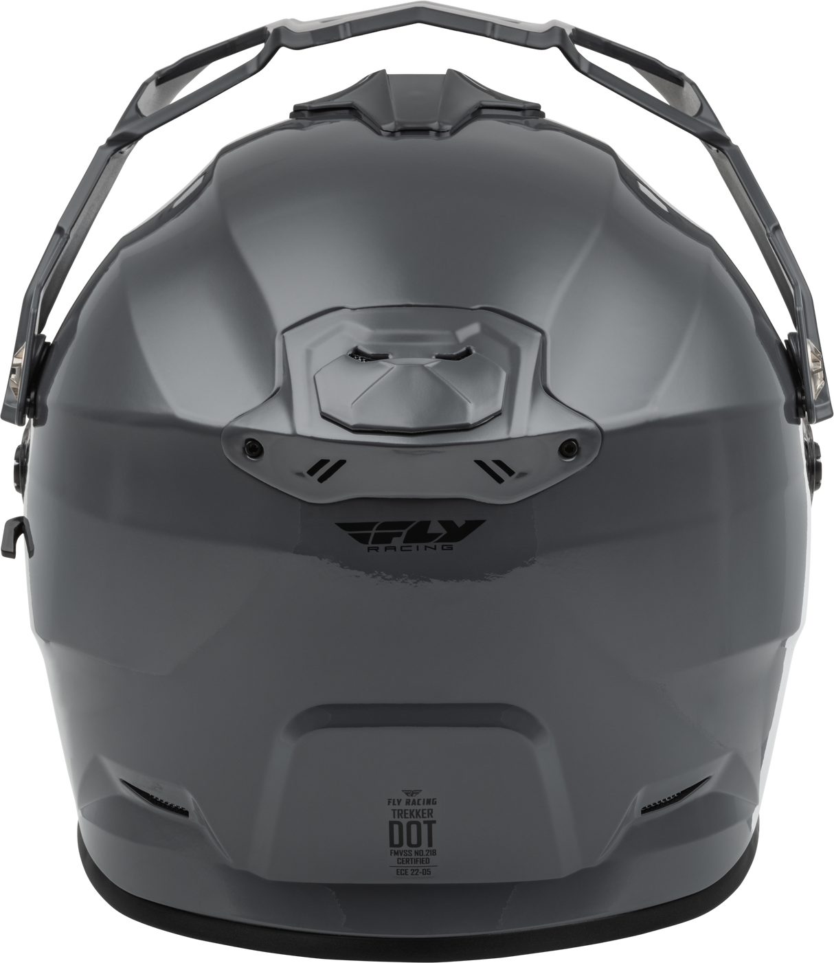 Fly Racing Trekker CW Solid Helmet with Electric Shield - Medium, Grey for Motorcycle and ATV