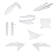 Acerbis 23-24 KTM 125-450 SX/SX-F/XC/XC-F Plastic Kit in White - Durable OEM Style Body Panels for Off-Road Motorcycles