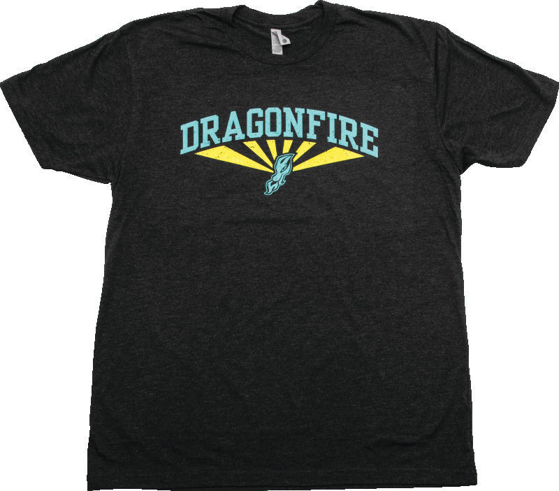 DragonFire Racing DFR AZ Tee Teal/Hi-Vis XL – Durable Powersports T-Shirt for Off-Road Enthusiasts
