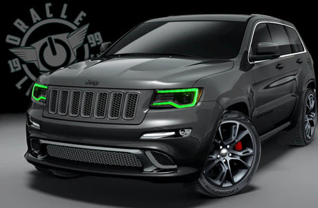 Oracle 1421 Jeep Grand Cherokee Dynamic Headlight DRL Upgrade Kit ColorSHIFT Dynamic