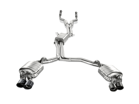 Akrapovic Evolution Line Cat Back Exhaust System for 2013-2017 Audi S6 Avant & Limousine with Titanium & Carbon Tips - Part S-AU/TI/6H