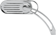 ARLEN NESS Mirror - Side View - Grooved Slingshot - Oval - Chrome 13-040