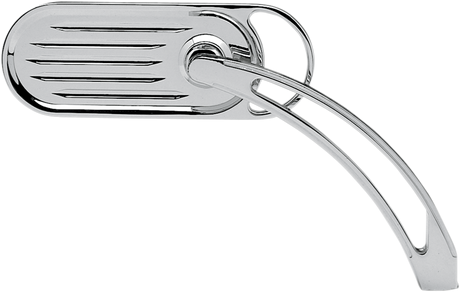 ARLEN NESS Mirror - Side View - Grooved Slingshot - Oval - Chrome 13-040