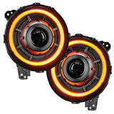 Oracle Jeep JL/Gladiator JT Oculus Bi-LED Projector Headlights - Amber/White Switchback