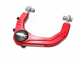 aFe Control Billet Uniball Upper Control Arms for Toyota Tacoma 2024-2026 & 2025 4Runner - Red