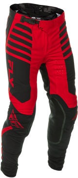 Fly Racing Lite Pants Black/Red Size 36 – Lightweight Motorcycle Riding Gear with Mesh Panels and BOA Fit System for Men and Women