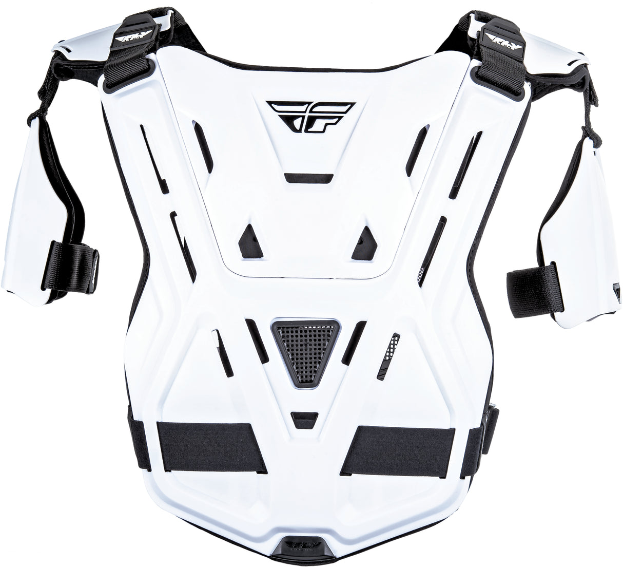 Fly Racing Ce Revel Offroad Roost Guard White - Motocross and Offroad Vehicle Protection