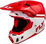 Fly Racing Formula CC Objective Helmet for Motorcycles - Red/White, XS - Lightweight Impact Protection for Off-Road and Street Vehicles