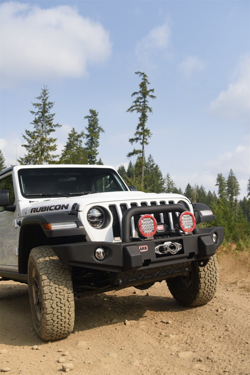 ARB Wrangler JL Deluxe Bumper with Winch Mount and Recovery Points for 2018-2019 Jeep Wrangler