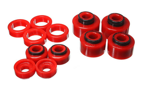 Energy Suspension Hyper-Flex Red Body Mount Set for 2004-2007 Ford F-250 and F-350 2WD/4WD