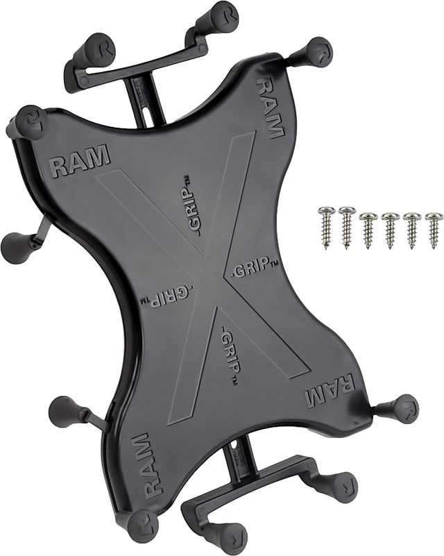 RAM X Grip III Large Tablet Clamping Cradle for Vehicle Fitment with 1/4-inch Socket Arm