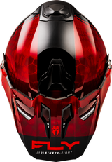 Fly Racing Trekker CW Conceal Helmet with Electric Shield - Red/Black, Small