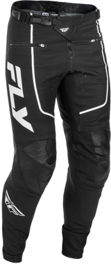 Fly Racing Rayce Bicycle Pants Black/White Size 30 – BMX and MTB Riding Pants with Durable Stretch Technology