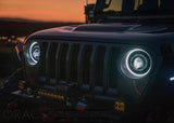 Oracle Jeep JL/Gladiator JT Oculus Bi-LED Projector Headlights - Amber/White Switchback