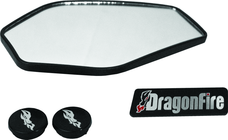 DragonFire Racing Slayer UTV Mirror Replacement Kit with CNC-Billet Aluminum Construction