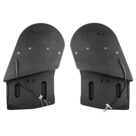 DS18 JL-SUB10/LR Subwoofer Enclosure for Jeep JL/JLU 2018-2023, Fits 2x 10-inch Speakers, Left & Right Wheel Well Sealed Design