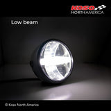 KOSO GH-01 LED Headlight 5.75 Inch for Motorcycle - DOT Certified