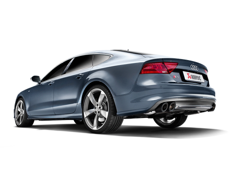 Akrapovic Evolution Line Cat Back Exhaust System for 2013-2017 Audi S6 Avant & Limousine with Titanium & Carbon Tips - Part S-AU/TI/6H