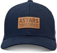 Alpinestars Hardy Hat Navy Sm/Md - Curved Brim Cap with Stretch Twill for Motorcycle and Automotive Enthusiasts