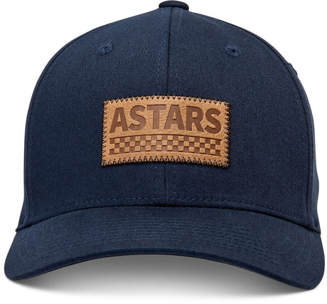 Alpinestars Hardy Hat Navy Large/X-Large – Curved Bill Cap with Structured Crown and Flex Back