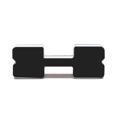 ORACLE Lighting Universal Illuminated LED Letter Badges - Matte Blk Surface Finish - X