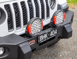 ARB Deluxe Winch Bumper for Jeep Wrangler YJ and TJ – Multi-Fit, Airbag Compatible with Tow Points and Fog Light Provisions