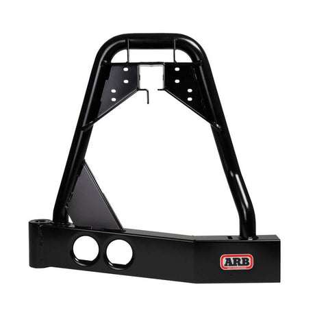 ARB W/Carrier Rstb Lhs Blk 80 Series - Heavy Duty Swingaway Spare Tire Carrier for Toyota Land Cruiser and Lexus LX450