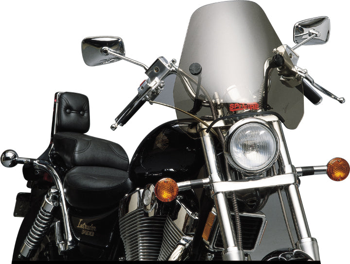 SLIPSTREAMER S-06-T Spitfire Windshield for Motorcycles with 7/8" & 1" Handles, Fits Custom and Cruiser Models