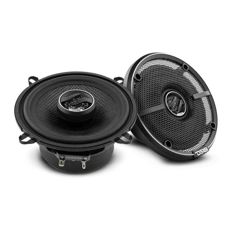 DS18 ZXI-5254 5.25-inch 60W RMS 2-Way Coaxial Car Speakers with Kevlar Cones for Automotive Audio