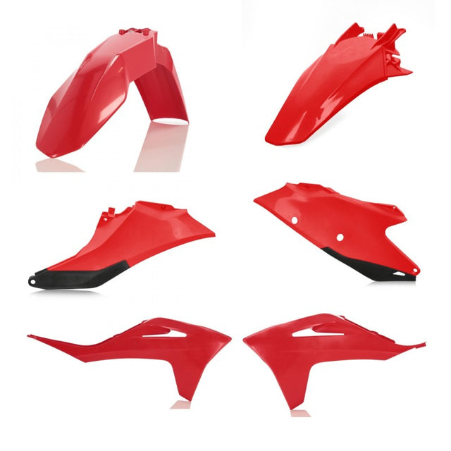 Acerbis GasGas EC250/300/250F/350F Plastic Kit - Red | Fits 2021-2023 Models with Front and Rear Fenders