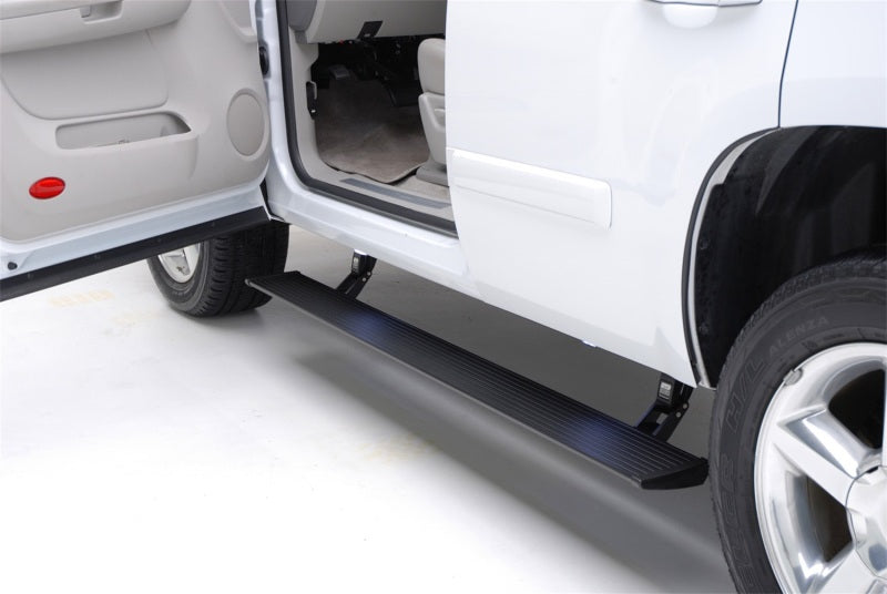 AMP Research 76240-01A PowerStep Plug-N-Play Automatic Running Boards for 2019-2024 Ram 1500 All Cabs - Black with OEM Illumination