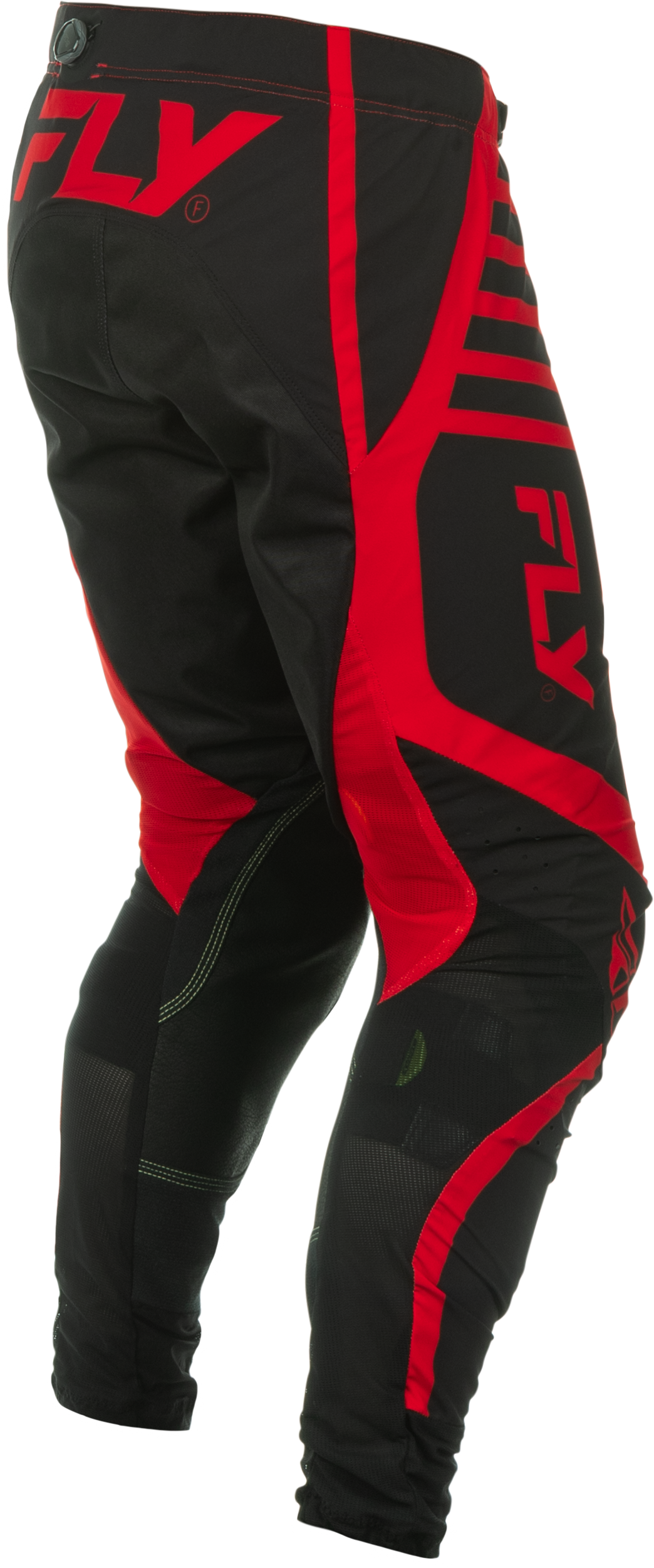 Fly Racing Lite Pants Black/Red Size 36 – Lightweight Motorcycle Riding Gear with Mesh Panels and BOA Fit System for Men and Women