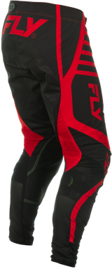 Fly Racing Lite Pants Black/Red Size 32 – Lightweight Motorcycle Riding Pants with Mesh Panels and BOA® Fit System for Men and Women