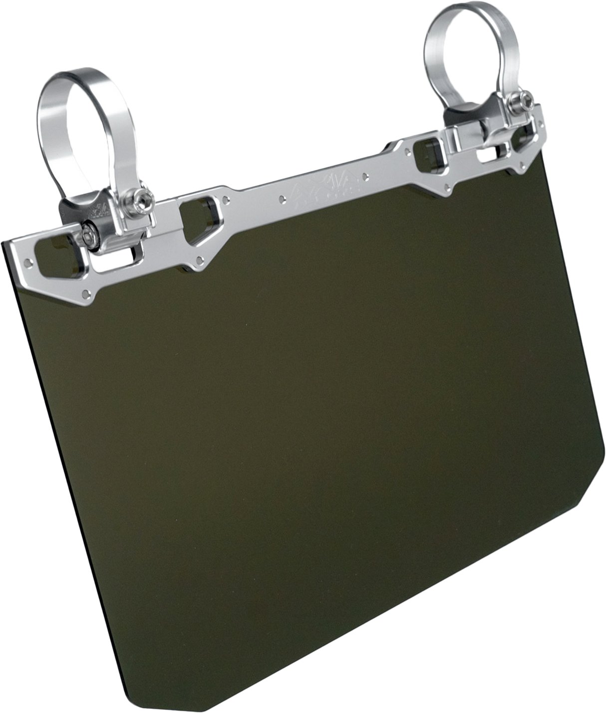 AXIA MODNDSVT-C 12 Inch x 8 Inch Narrow Mount Sun Visor with Tinted Shield for Off-Road Vehicles