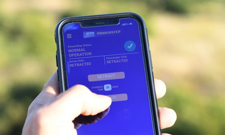 AMP Research PowerStep Smart Series Running Board for 2019-2021 Chevy Silverado 1500 and GMC Sierra 1500