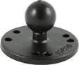 RAM-B-202U 2 7/16 inch Diameter Base with 1 inch Ball Mount for Recreational Vehicles