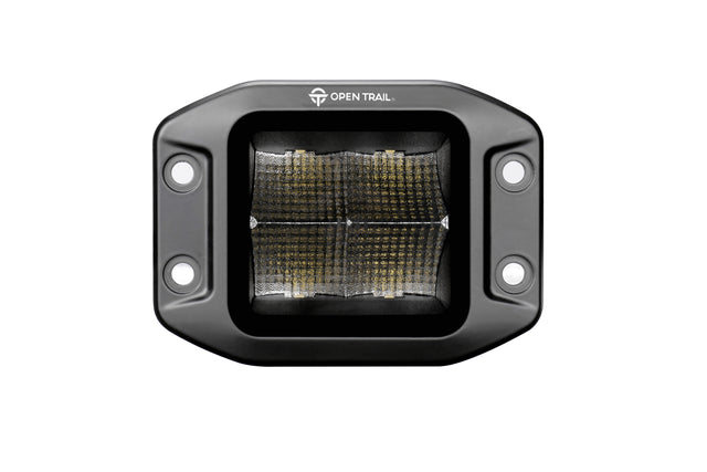 Open Trail HML-9540FC 90 Stealth LED Flush Mount Pods for Jeep Wrangler, Toyota Tacoma, Ford Ranger, and More