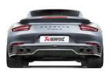 Akrapovic Rear Carbon Fiber Diffuser for 2016-2017 Porsche 911 Turbo & Turbo S (991.2) - High Gloss Finish