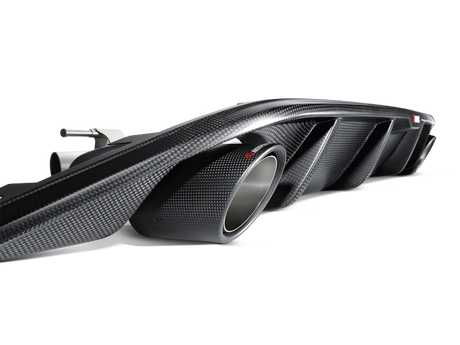 Akrapovic Rear Carbon Fiber Diffuser for Volkswagen Golf GTI (2013-2016) - Matte Finish