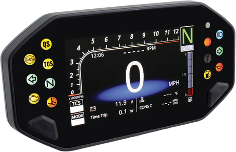 KOSO RX-4 TFT Multifunction Meter for Yamaha MT-07, XSR700, and XSR900 (Part BA081000)