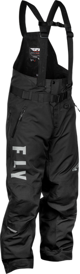 Fly Racing Carbon Bib Black/Grey Large for Motocross and Off-Road Vehicles