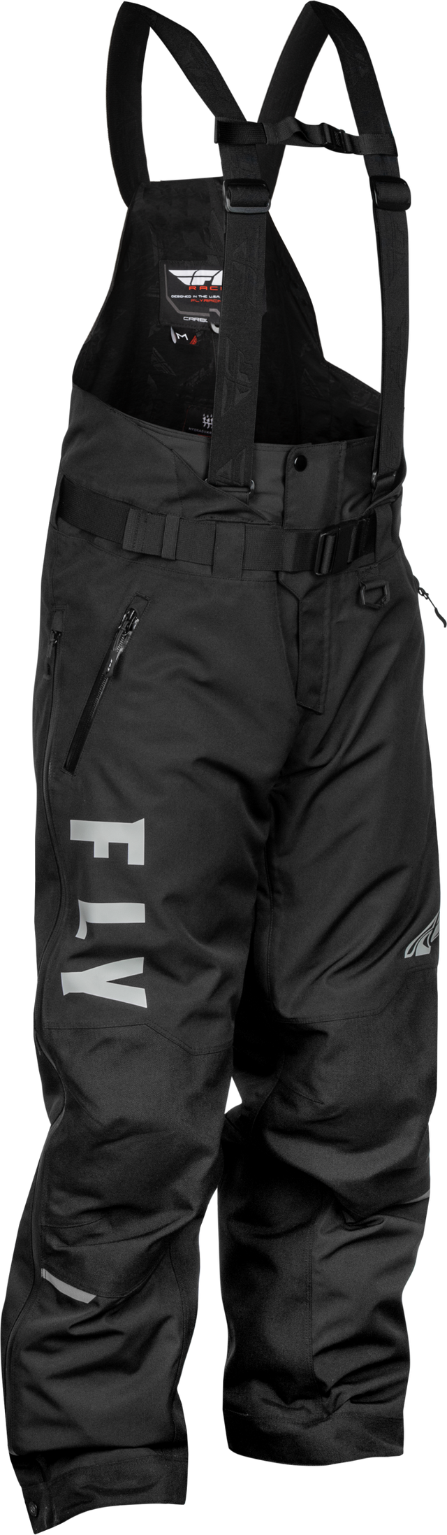 Fly Racing Carbon Bib in Black/Grey for Tall Riders - Part #470-6203MT