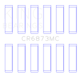 King Engine Bearings Toyota 2Gr-FE/ 3GR-FE Polymer Coated (Size 0.25) Connecting Rod Bearing Set
