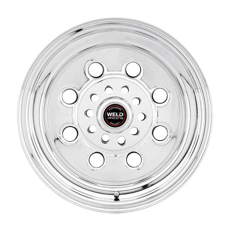 Weld Draglite 15x3.5 Inch Polished Aluminum Wheel - 4x108 & 4x4.5 Bolt Pattern, 1.375 Inch Backspace